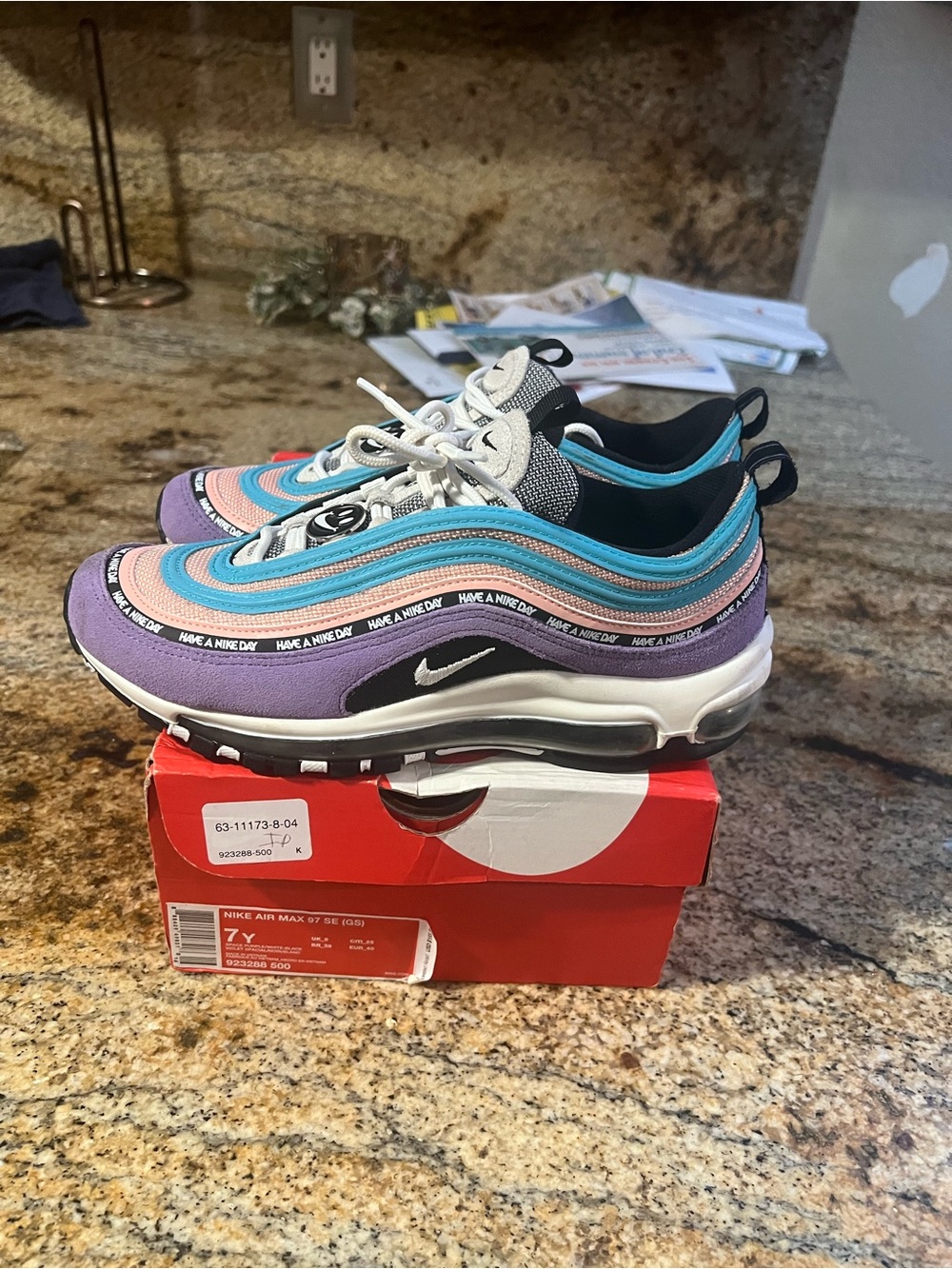 Nike Air Max 97 Have A Nike Day GS 7Y Women’s 8.5 923288-500